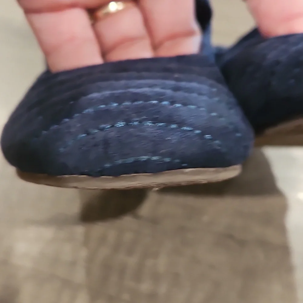 Zara Navy Quilted Kids Shoes EU size 23